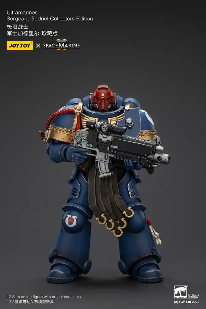 Warhammer 40 000: Space Marine 2 Action Figure Ultramarines Sergeant Gadriel Collectors Edition 13 cm
